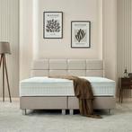Boxspring Vida 140x200 beige, Verzenden, Nieuw, Beige, Modern