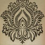 Barok Vloers Behang 80639, Huis en Inrichting