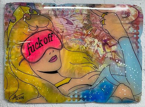 Alvin Silvrants (1979) - Sleeping beauty - High Gloss, Antiek en Kunst, Kunst | Schilderijen | Modern