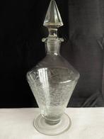 Baccarat, toeschrijving , model “Bouquet de fleurs” - Karaf, Antiek en Kunst, Antiek | Glas en Kristal