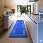 Zacht blauw Gabbeh - Loper - 310 cm - 80 cm - onbenut, Huis en Inrichting, Stoffering | Tapijten en Kleden, Nieuw