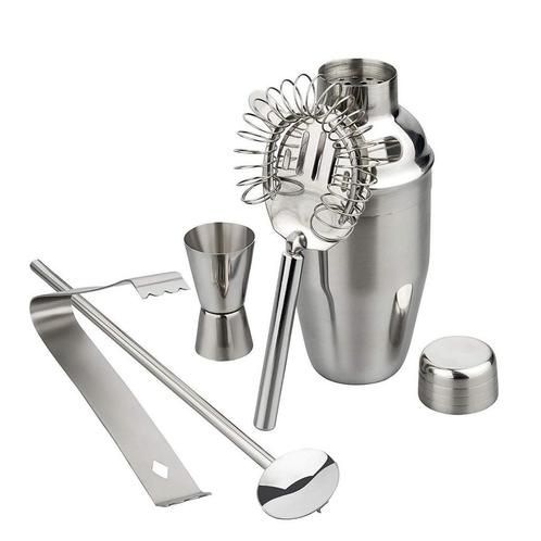 Alpina Luxe RVS Cocktail Set - 5 Delig - in Geschenkdoos, Huis en Inrichting, Keuken | Keukenbenodigdheden, Nieuw, Ophalen of Verzenden