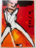Herman Brood (1946-2001) - Golf, Antiek en Kunst, Kunst | Schilderijen | Modern