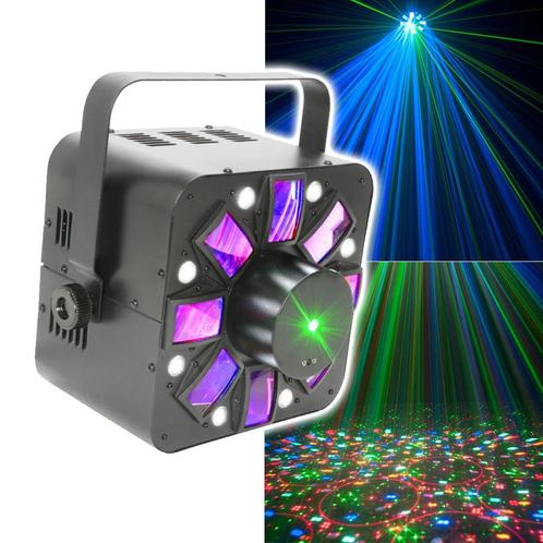 Qtx Hadron Eco 3-in-1 Lichteffect, Muziek en Instrumenten, Licht en Laser, Laser, Nieuw, Verzenden
