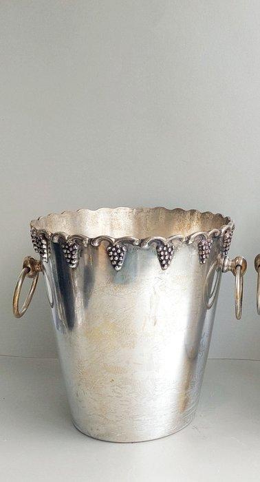 Champagne koeler (2) - Verzilverd - Set Verzilverde Koelers, Antiek en Kunst, Antiek | Meubels | Tafels