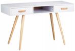 Bureau - sidetable - met 2 lades - 120x45x75 cm - wit, Huis en Inrichting, Bureaus, Ophalen of Verzenden, Nieuw