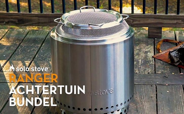 Solo Stove Ranger Achtertuinbundel 2.0 , gratis braadspiezen, Tuin en Terras, Vuurkorven, Vuurton, Nieuw, Ophalen of Verzenden