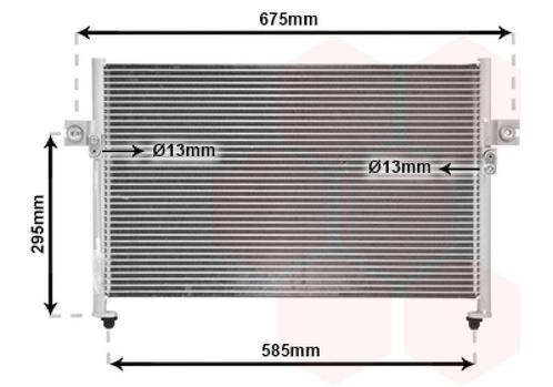 LUCHTCONDENSATOR VOOR HYUNDAI H 200 1997-2007 976064A000, Auto-onderdelen, Airco en Verwarming, Nieuw, Ophalen of Verzenden