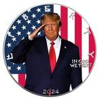 Verenigde Staten. 2024 1 oz American Silver Eagle Trump Army