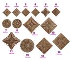 Decoratief houten ornament voor Interieurtoepassingen (mode, Doe-het-zelf en Verbouw, Ophalen of Verzenden, Nieuw