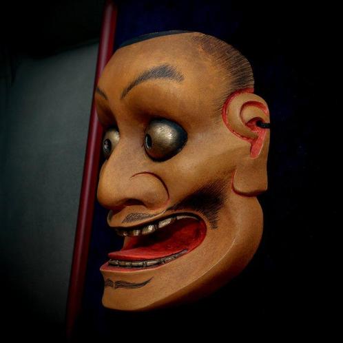 High Quality Japan Wooden Noh Mask of “OTOBIDE”   (with, Antiek en Kunst, Antiek | Overige Antiek