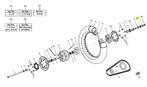 Royal Enfield Hexognal Lock Nut M22X1.5 - 586009a Contine..., Verzenden, Nieuw