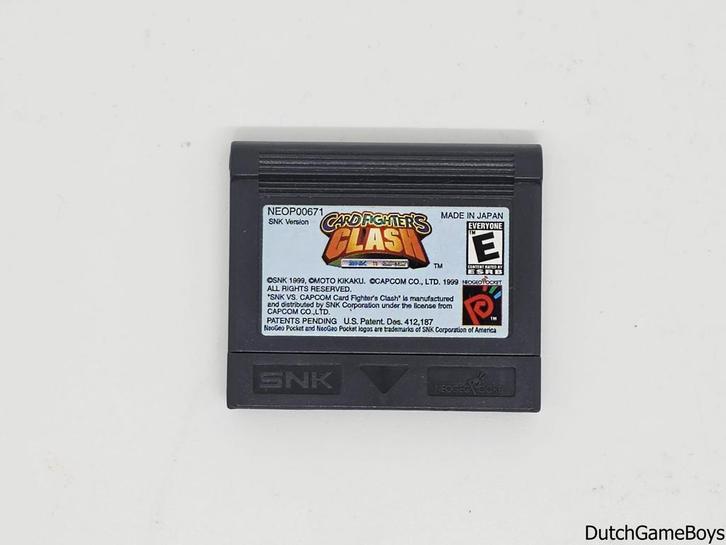 Neo Geo Pocket - SNK Vs Capcom - Card Fighters Clash - USA, Spelcomputers en Games, Spelcomputers | Overige, Gebruikt, Verzenden
