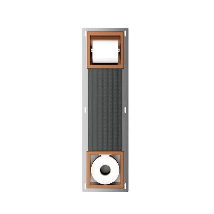 Inbouw toiletrolhouder-reserverolhouder copper zonder klep, Doe-het-zelf en Verbouw, Sanitair, Verzenden