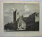 De oude kerk te Middelburg, Antiek en Kunst, Ophalen of Verzenden