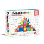 PicassoTiles - 101 stuks Magnetisch constructiespeelgoed, Nieuw