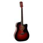 Richwood RD-12-CERS rode sunburst semi akoestische western, Ophalen of Verzenden, Nieuw