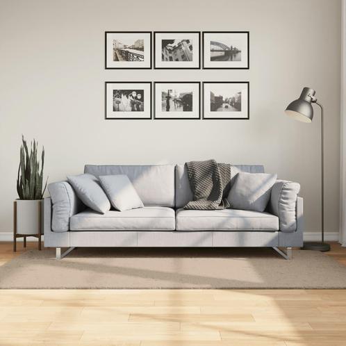 vidaXL Vloerkleed HUARTE laagpolig zacht wasbaar 100x200cm, Huis en Inrichting, Stoffering | Tapijten en Kleden, Bruin, Nieuw