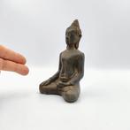 Oud-Indochinese Gemengd metaal Zittende Boeddha Kraal