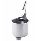 GGM Gastro | Ijslepel spoelbak met schepspoeler & |, Verzenden, Nieuw