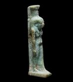 Oud-Egyptisch - Amulet van de godin Nephtys - Glazuurfaience