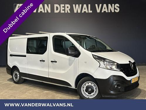 Renault Trafic 1.6 dCi 126pk L2H1 Dubbele Cabine Euro6 Airco, Auto's, Bestelauto's, Handgeschakeld, Diesel, Wit, Renault, Ophalen of Verzenden