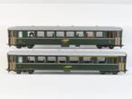 Bemo H0m - o.a. 3250 - Modeltrein personenwagen (2) - 2x, Nieuw