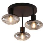 Design plafondlamp grijs, Skip, Ophalen of Verzenden, Nieuw, Glas, Design