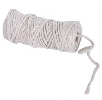 Jute dik 6 draads Wit macrame koord 6 mm rol 35 meter, Hobby en Vrije tijd, Knutselen, Nieuw, Ophalen of Verzenden