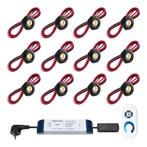 Led Inbouwspot | Set | 12 stuks | Pals | Zwart | Veranda, Nieuw