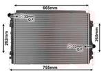 RADIATOR VOOR AUDI A3 8V 2012-2016 5Q0121251EN, Auto-onderdelen, Airco en Verwarming, Ophalen of Verzenden, Nieuw