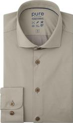 Pure Shirt Beige maat 42 Heren, Kleding | Heren, Overhemden, Verzenden, Nieuw, Beige, Pure