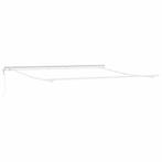 Handmatige Markies 4x3.5m Wit | Tweedekansje, Tuin en Terras, Zonneschermen, Overige typen, Nieuw, Ophalen of Verzenden, 250 cm tot 450 cm