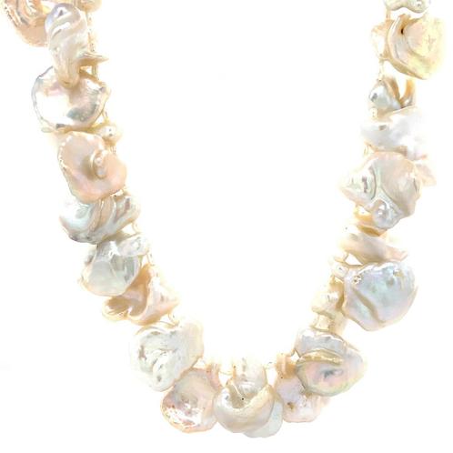 Parel collier met zilveren sluiting 925, Sieraden, Tassen en Uiterlijk, Kettingen, Nieuw, Ophalen of Verzenden