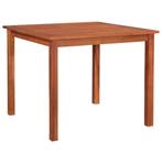vidaXL Tuintafel 85x85x74 cm massief acaciahout, Verzenden, Nieuw, Hout