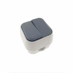 Benson Wandcontactdoos wisselschakelaar - IP54 - 10A - wi..., Ophalen of Verzenden, Nieuw