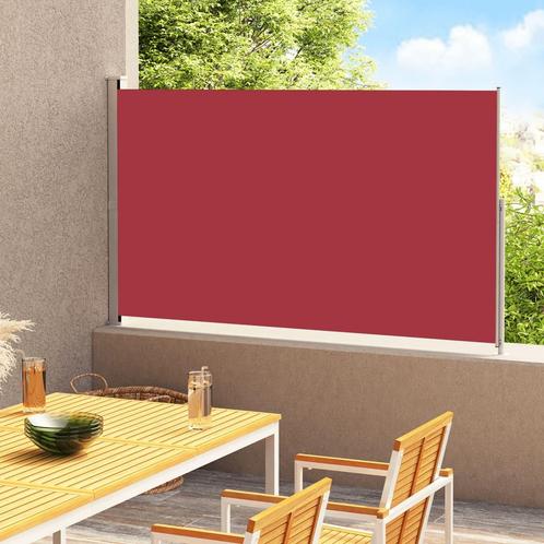 vidaXL Tuinscherm uittrekbaar 220x300 cm rood, Tuin en Terras, Zonneschermen, Nieuw, Verzenden