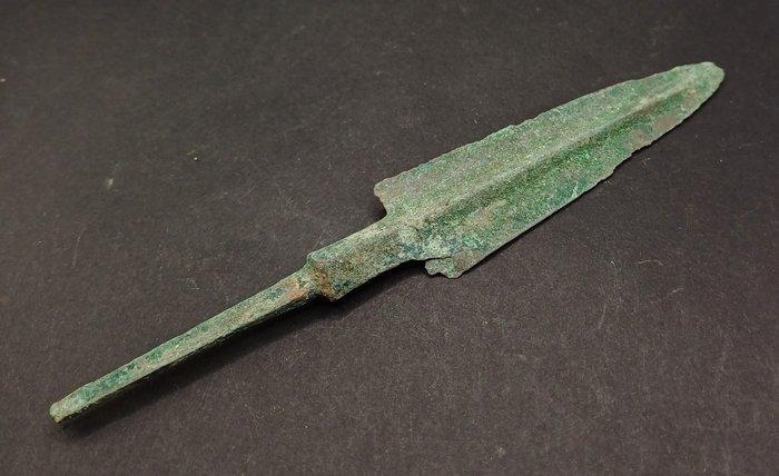 Bronstijd Brons Arrowhead - 140 mm (Zonder Minimumprijs), Antiek en Kunst, Antiek | Overige Antiek