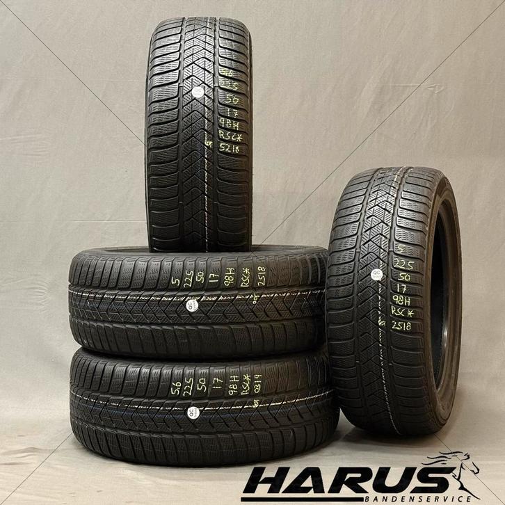 225/50/17 98H RSC * Pirelli Winterbanden 5,6/5mm profiel 4X, Auto-onderdelen, Banden en Velgen, 17 inch, Erkend duurzaam, Winterbanden