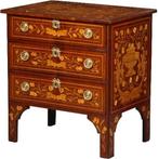 Kleine Hollandse barok commode 18e eeuw  4-zijdig rijkelijk, Antiek en Kunst, Ophalen of Verzenden