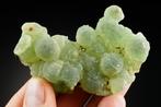 TOP PREHNIET met EPIDOOT fantastische vorm en kleuren -, Verzamelen, Mineralen en Fossielen
