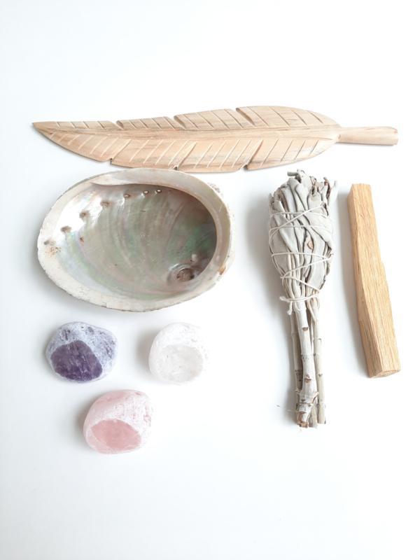 Smudge set, Verzamelen, Mineralen en Fossielen, Ophalen of Verzenden