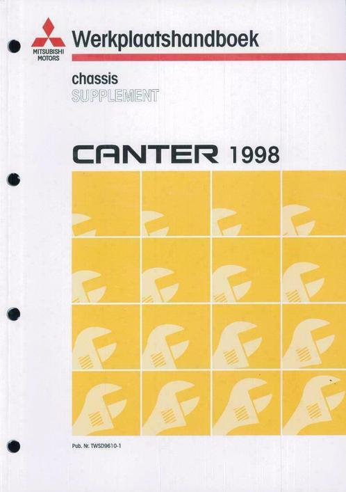 Mitsubishi Canter 1998 chassis werkplaatshandboek nederlands, Auto diversen, Handleidingen en Instructieboekjes, Verzenden