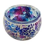 TheeL Mozaiek AuroraGlow (Theelichthouders.LalaShops), Huis en Inrichting, Woonaccessoires | Kandelaars en Kaarsen, Ophalen of Verzenden
