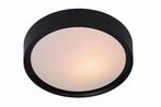 Lucide LEX - Plafonnière Ø 33 cm 2xE27 Zwart, Verzenden, Nieuw, Kunststof, Trendy verlichting