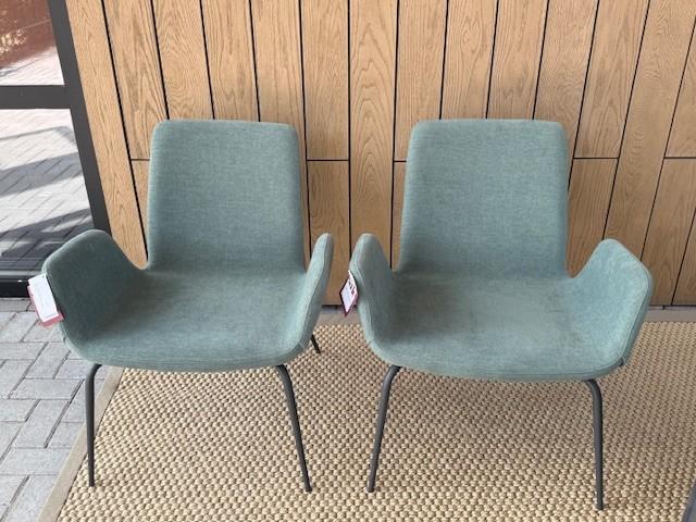 Stoel groen set van 2, Antiek en Kunst, Antiek | Meubels | Stoelen en Banken