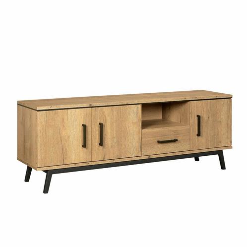 SALE: -17% Woonexpress Tv Meubel Batenburg - MDF/Metaal -, Huis en Inrichting, Kasten | Televisiemeubels, 75 cm of meer, Nieuw