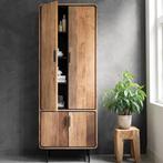 *WOONWINKEL* DTP Home Evo Hoge Kast Teak Hout, Huis en Inrichting, Kasten | Wandmeubels, Verzenden, Nieuw