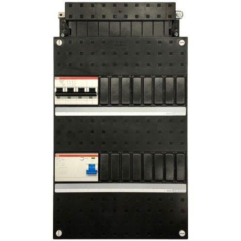 ABB groepenkast 1 krachtgroep 3P+N, 1 aardlekschakelaar 4-p,, Doe-het-zelf en Verbouw, Elektra en Kabels, Nieuw, Ophalen of Verzenden