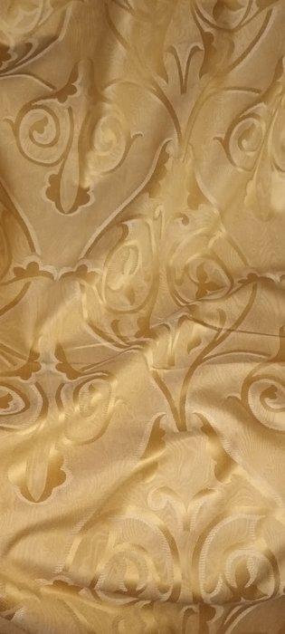 San Leucio prezioso tessuto damascato oro setificato, Antiek en Kunst, Antiek | Kleden en Textiel